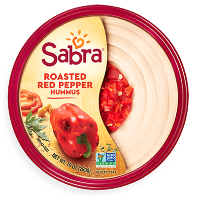 Sabra Roasted Red Pepper Hummus Sabra Roasted Red Pepper Hummus