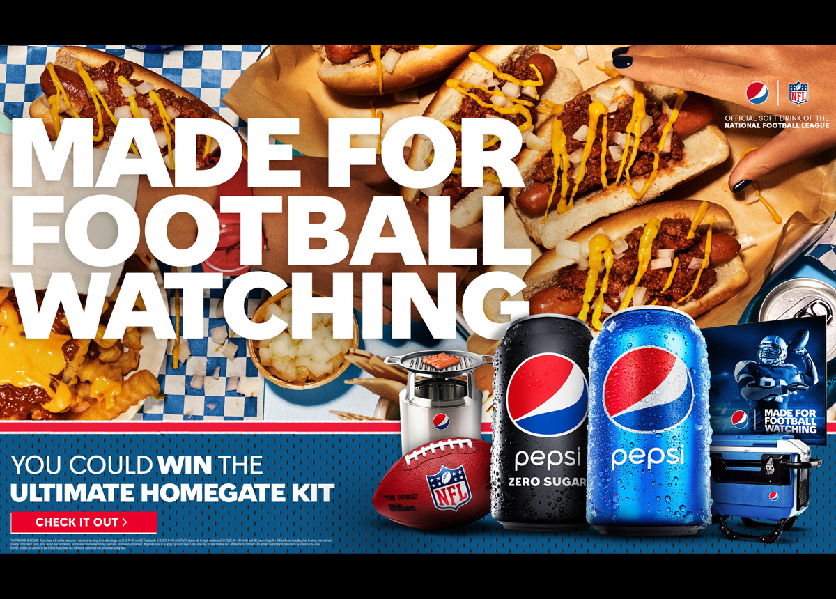 This Fall, Pepsi is celebrating fans' unapologetic love of football watching with exclusive content from their favorite players and celebrity superfans.