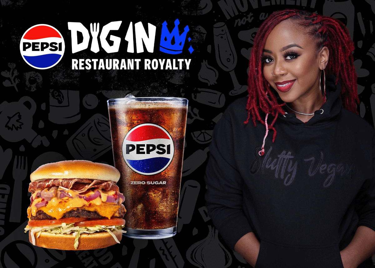 PEPSI® Dig In taps Slutty Vegan's Pinky Cole Hayes as ambassador to uncover the nation's best Black-owned restaurants and reward diners for nominating their favorite