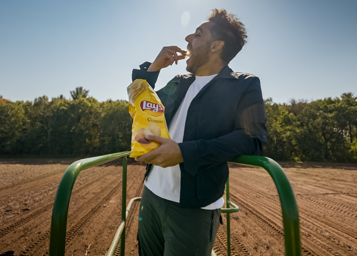 Follow a potato’s journey from farm to shelf with a Lay’s fan