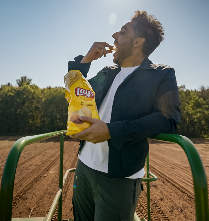 Follow a potato’s journey from farm to shelf with a Lay’s fan