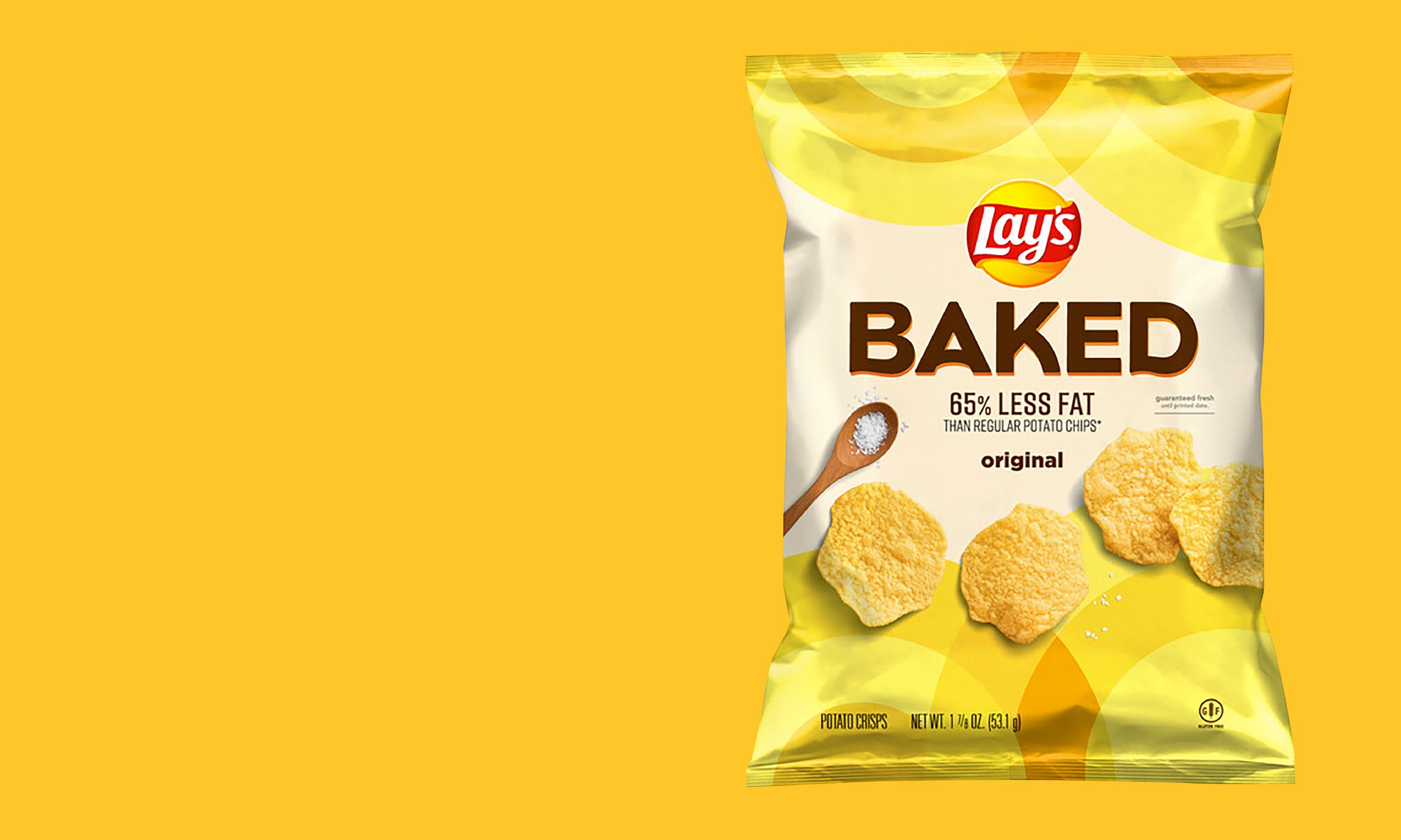 Bag of Baked Lay's chips