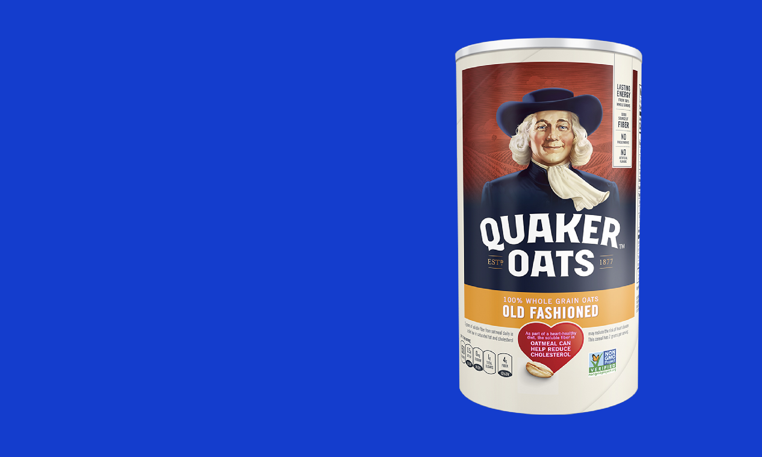 Quaker Oats canister